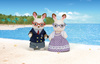 SYLVANIAN Families Grandparents Rabbits with Chocolate Ears 05190