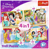 4in1 puzzle Disney Princesses 34385