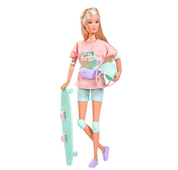 Steffi on a kids longboard 573-3580