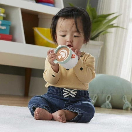 Tasse à latte avec hochet pour enfants HGB86