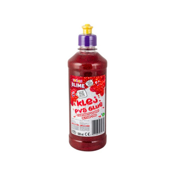 TUBAN red glitter glue 500ml TU3477