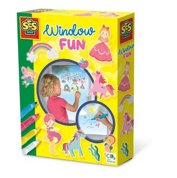 SES Creative Autocollants pour fenêtres Princess World 14272