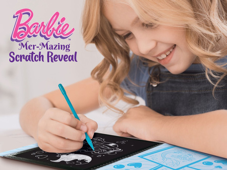 Barbie Carnet de croquis Scratch Reveal Mer-Mazing 12327