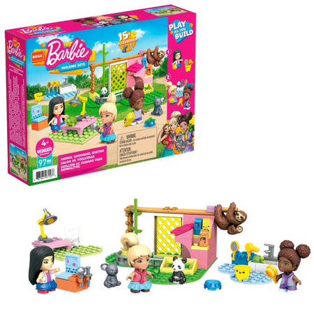 Barbie Pet Salon Building Blocks Set GYH09