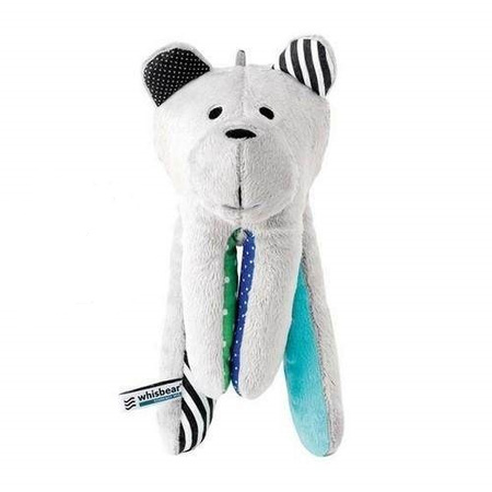 WHISBEAR Ours en peluche sensoriel bourdonnant avec capteur de pleurs Turquoise 95529