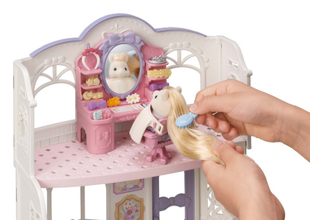 SYLVANIAN Salon de beauté avec figurine de cheveux 05642