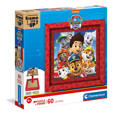 Clementoni Puzzle 60 Frame Paw Patrol 38808 - Puzzles for Children