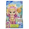 Poupée blonde en costume de dinosaure F0933