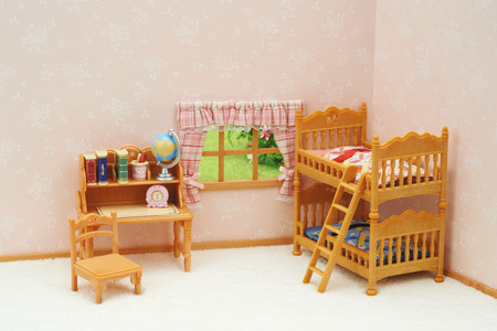 Chambre d'enfant Country de Sylvanian Families avec lits superposés 05338