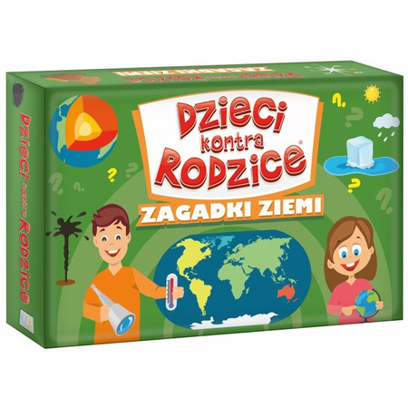 KANGUR PL Jeu éducatif Enfants contre parents Earth Riddles 71375