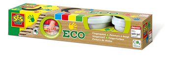 SES Eco Finger peintures 4 couleurs 49267 24926