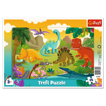 Frame Puzzle 15 Dinosaurs 31359