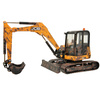 JCB 43279 midi excavator muddy