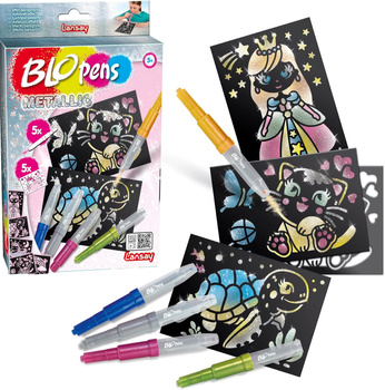 BLOPENS inflatable pens, metallic, 8 pcs. 23607