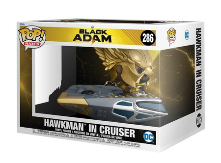 FUNKO DC BLACK ADAM Hawkman in cruiser 64195