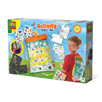 Travel bag with activities for children 02239