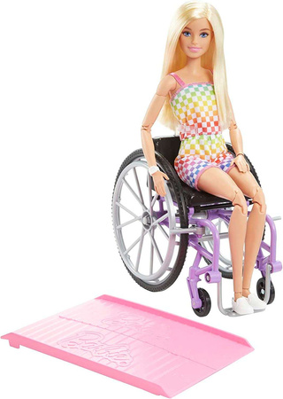 Barbie doll in a wheelchair for children HJT13