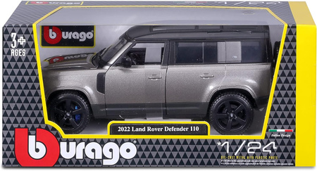 Bburago 1:24 Land Rover Defender 2022 silver 21101SL