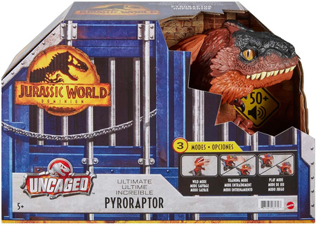 JURASSIC WORLD GYW89 Pyroraptor interactive figure