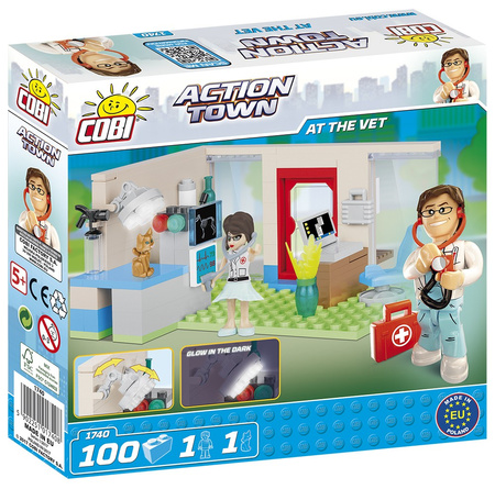 Action Town Veterinarian 100 bricks 1740