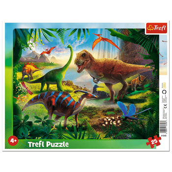 Puzzle Cadre Dinosaures 25 31343