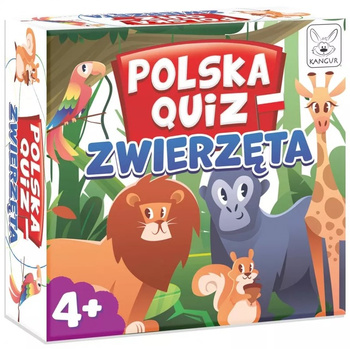 Game KANGUR PL Poland Quiz Animals 4+ 75956