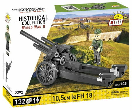 COBI HC WWII howitzer 10.5cm Lefh 18 132kl 2292