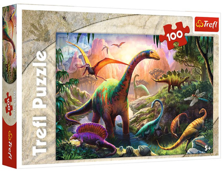 Puzzle 100 pièces Monde des dinosaures 16277