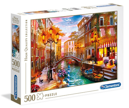 Clementoni puzzle 500 HQ Coucher de soleil sur Venise 35063