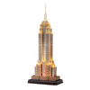 Puzzle 3D cubique amusant Empire State Building version nuit 05393