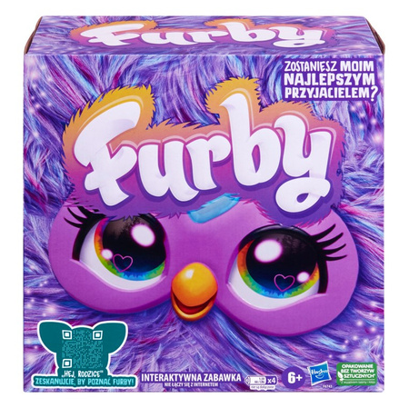 Interactive FURBY mascot purple F6743