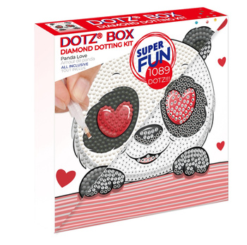 DANTE Diamond mosaic for children Diamond Dotz Panda Love 018-DBX064 28323