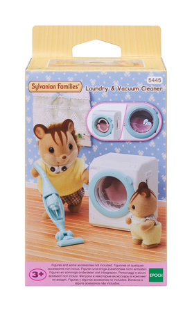 Ensemble lave-linge et aspirateur Sylvanian Families 05445