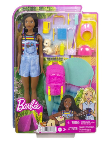 Barbie Brooklyn camping avec la poupée et accessoires HDF74