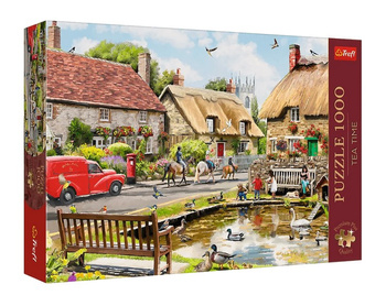 PUZZLE TREFL 1000 pièces PremPlus TeaTime Summer in the City 10808