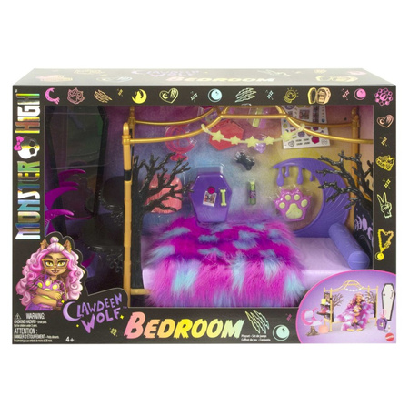 MONSTER HIGH bedroom Clawdeen Wolf HHK64 - set for children