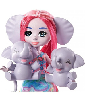 Enchantimals Doll with a family of elephants GTM30 GJX43