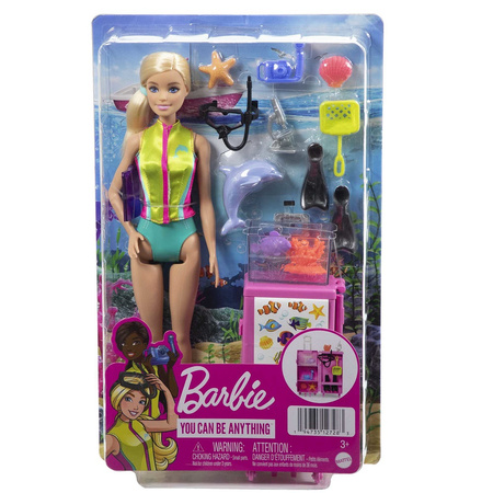 Poupée Barbie Carrière de biologiste marin HMH26 - Jouet pour enfants