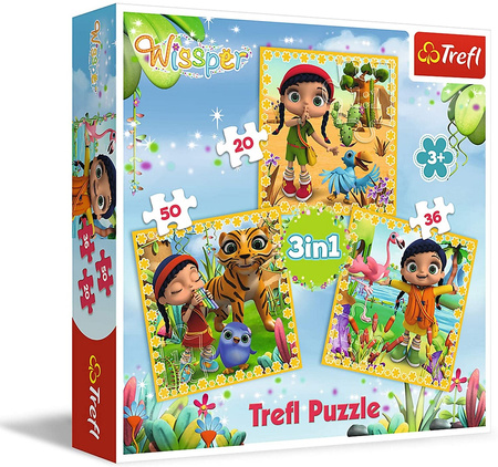Puzzle 3en1 Voyager ensemble Wissper 34834