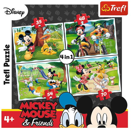 Puzzle 4 en 1 amusant dans le parc 34261