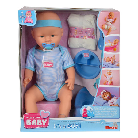 Functional boy doll New Born Baby 503-0044