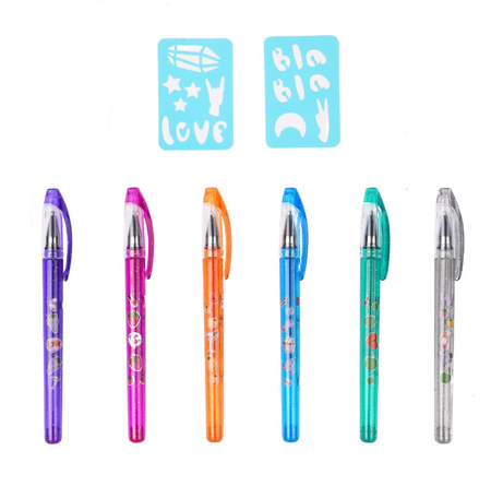 CREATE IT! Tattoo pens - set of 6 pieces 84200