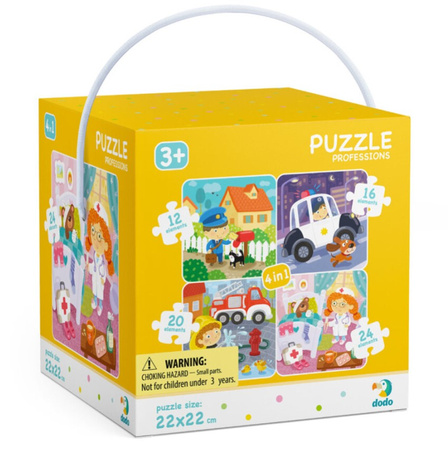 MAKSIK Puzzle 4en1 Mes Métiers DOB0131 40332 - Puzzles Éducatifs pour Enfants