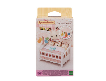 Sylvanian Families Lit bébé avec carrousel 05534