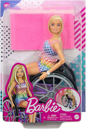 Barbie doll in a wheelchair for children HJT13