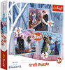 Puzzle 3 en 1 La Reine des Neiges 2 Histoire Magique 34853