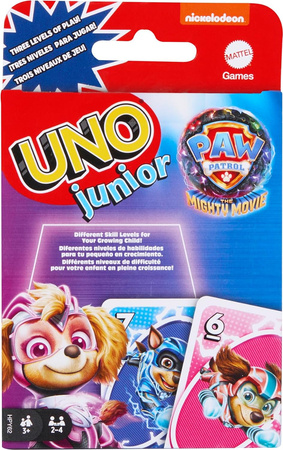 Jeu de cartes MATTEL UNO Junior Paw Patrol HPY62