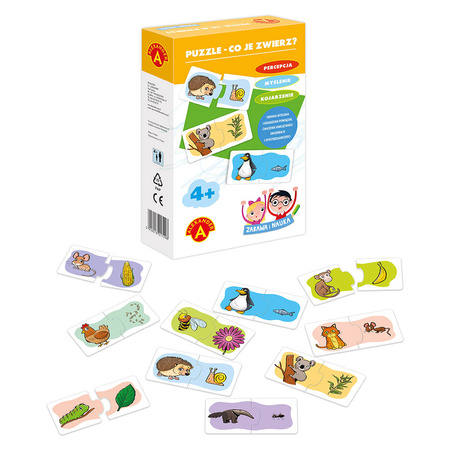 Educational puzzle game What does an animal eat 18301