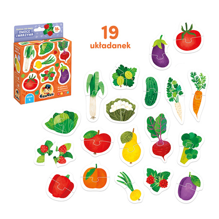 CZUCZU Pair puzzle: Fruits and Vegetables for Children 92931