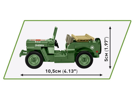 COBI HC WWII Willys MB & M2 Gun 150kl 2296